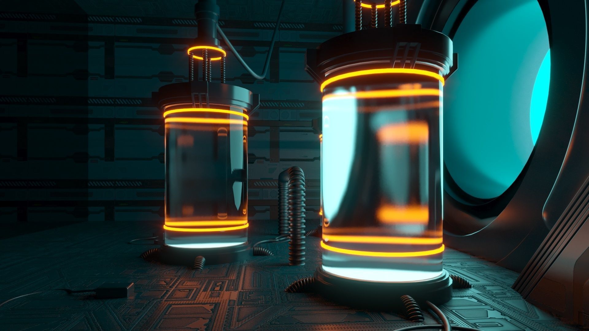 Sci-fi Mystic Lab 3D model_32