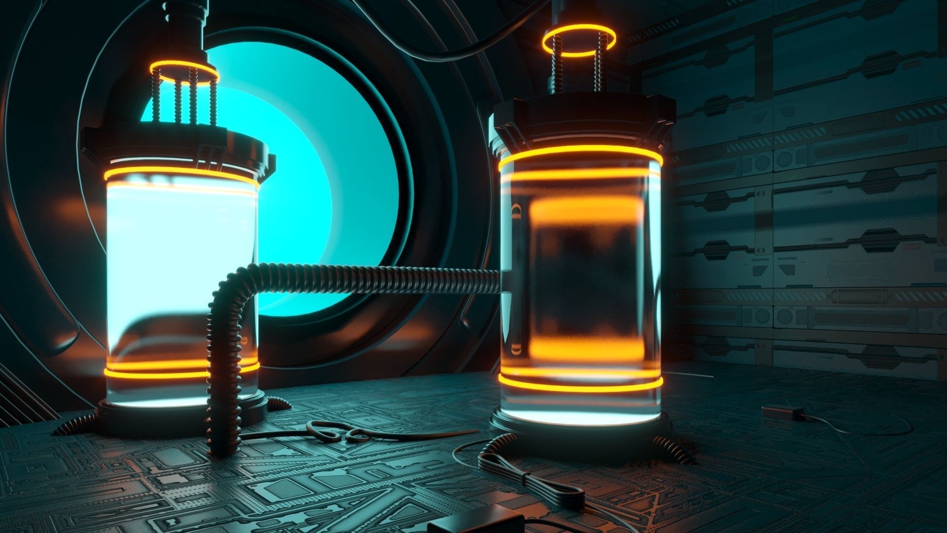 Sci-fi Mystic Lab 3D model_10
