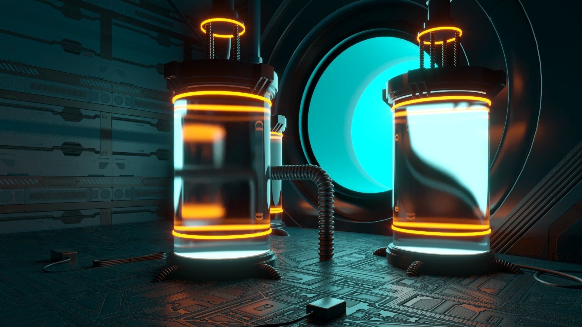 Sci-fi Mystic Lab 3D model_24