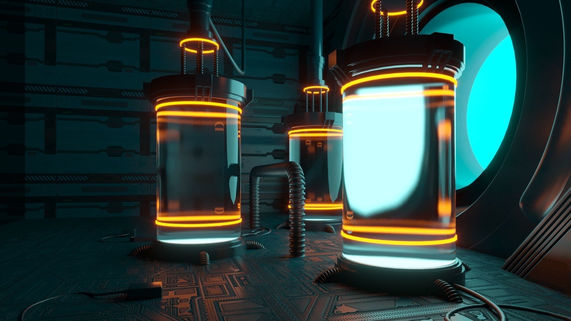 Sci-fi Mystic Lab 3D model_30