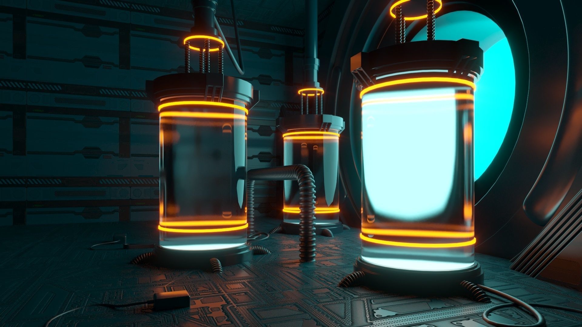 Sci-fi Mystic Lab 3D model_29