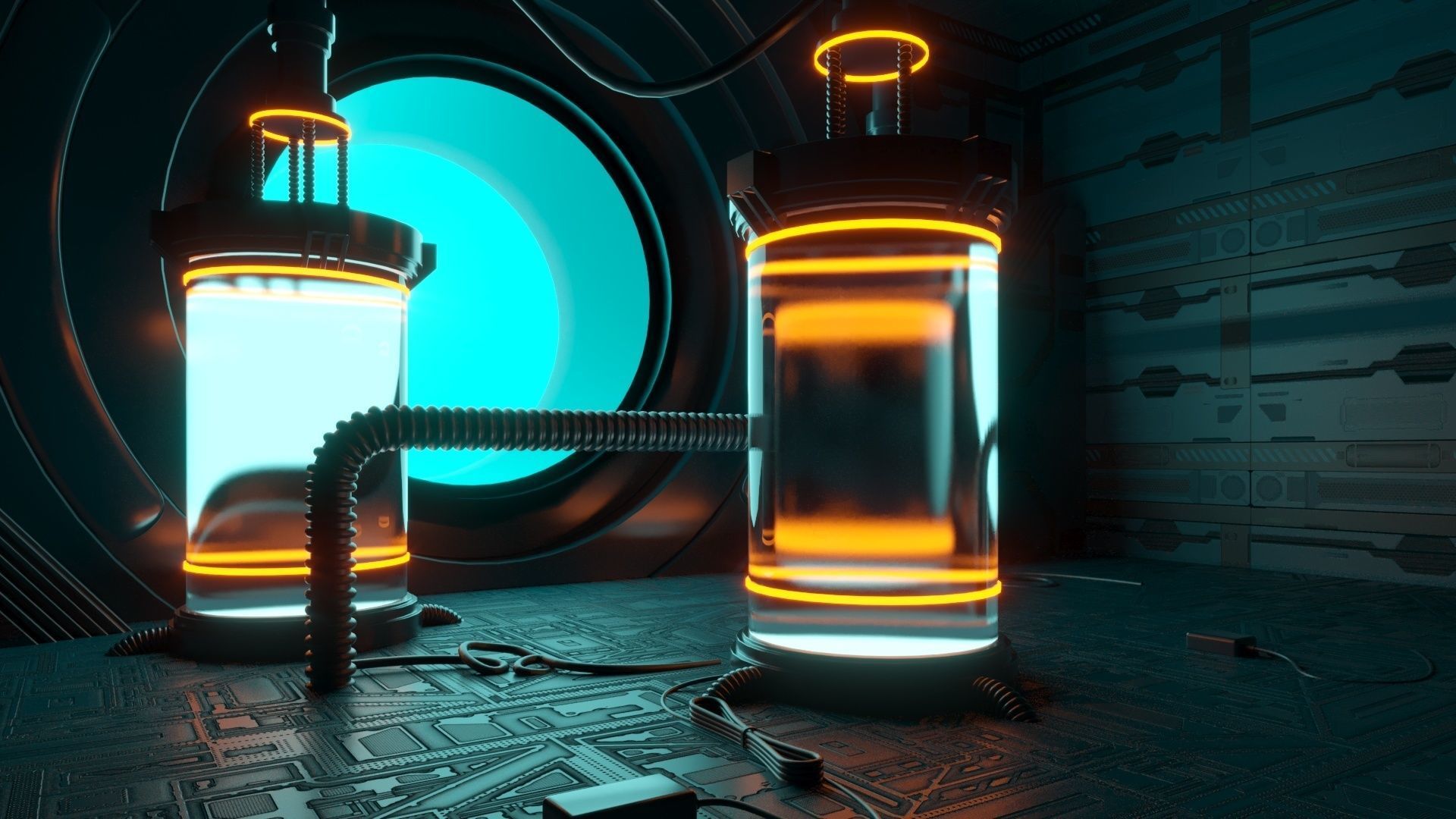 Sci-fi Mystic Lab 3D model_11