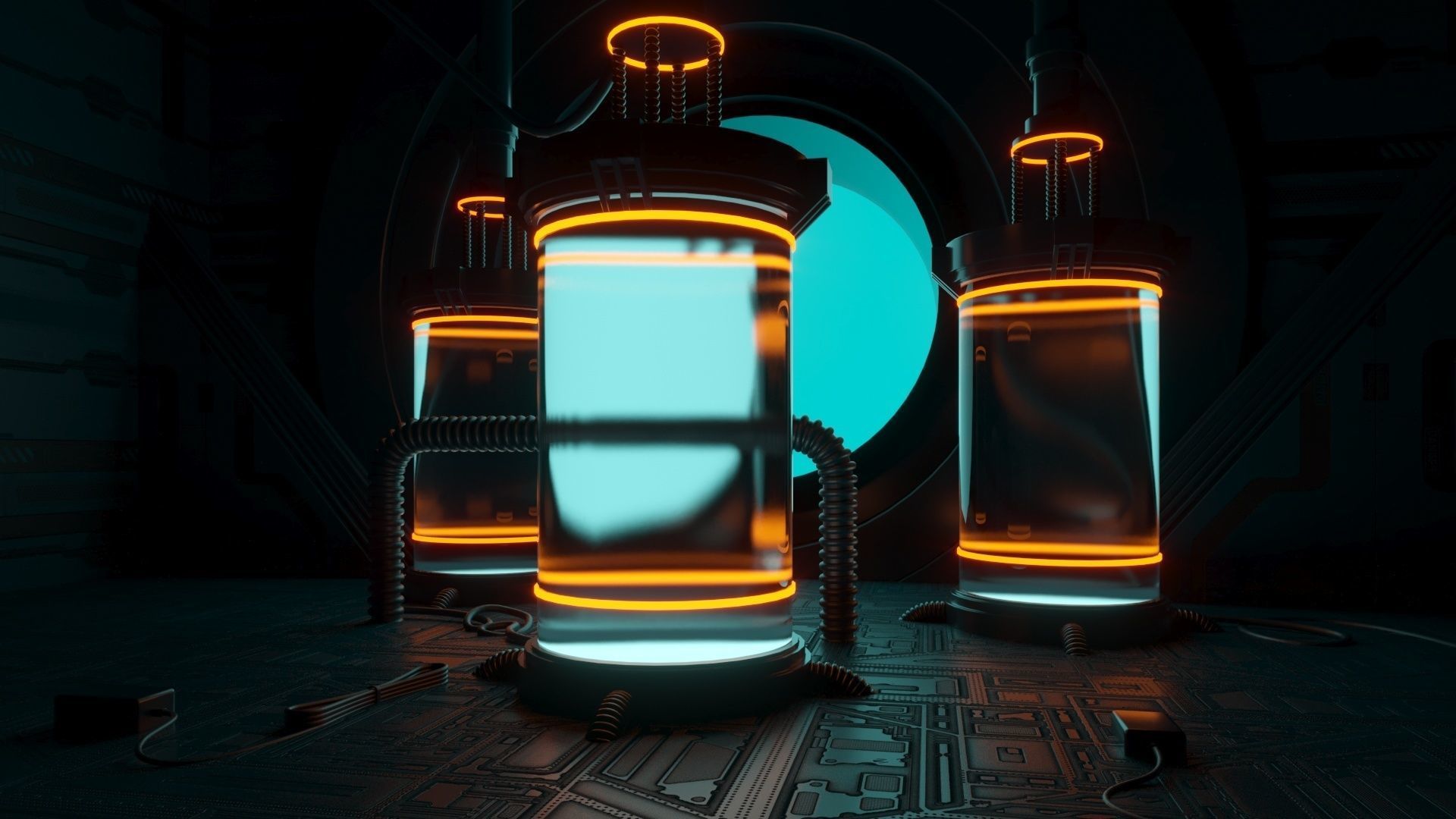 Sci-fi Mystic Lab 3D model_19