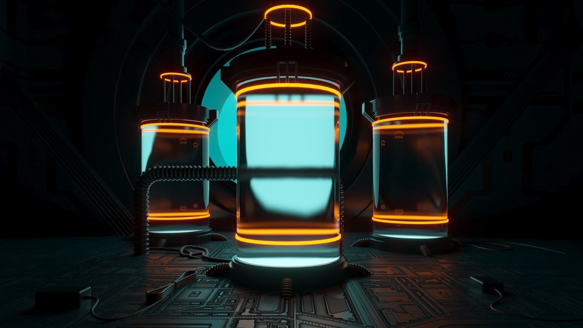 Sci-fi Mystic Lab 3D model_17