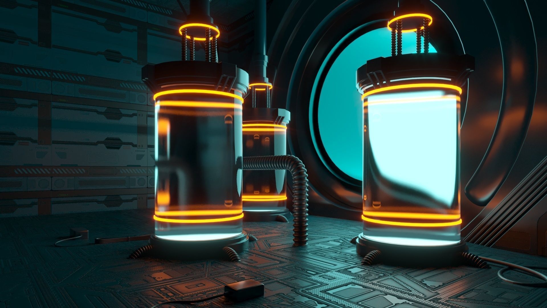 Sci-fi Mystic Lab 3D model_26
