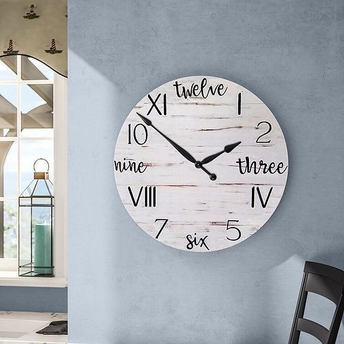 Bourget Medieval Farmhouse Wall Clock Free 3D model