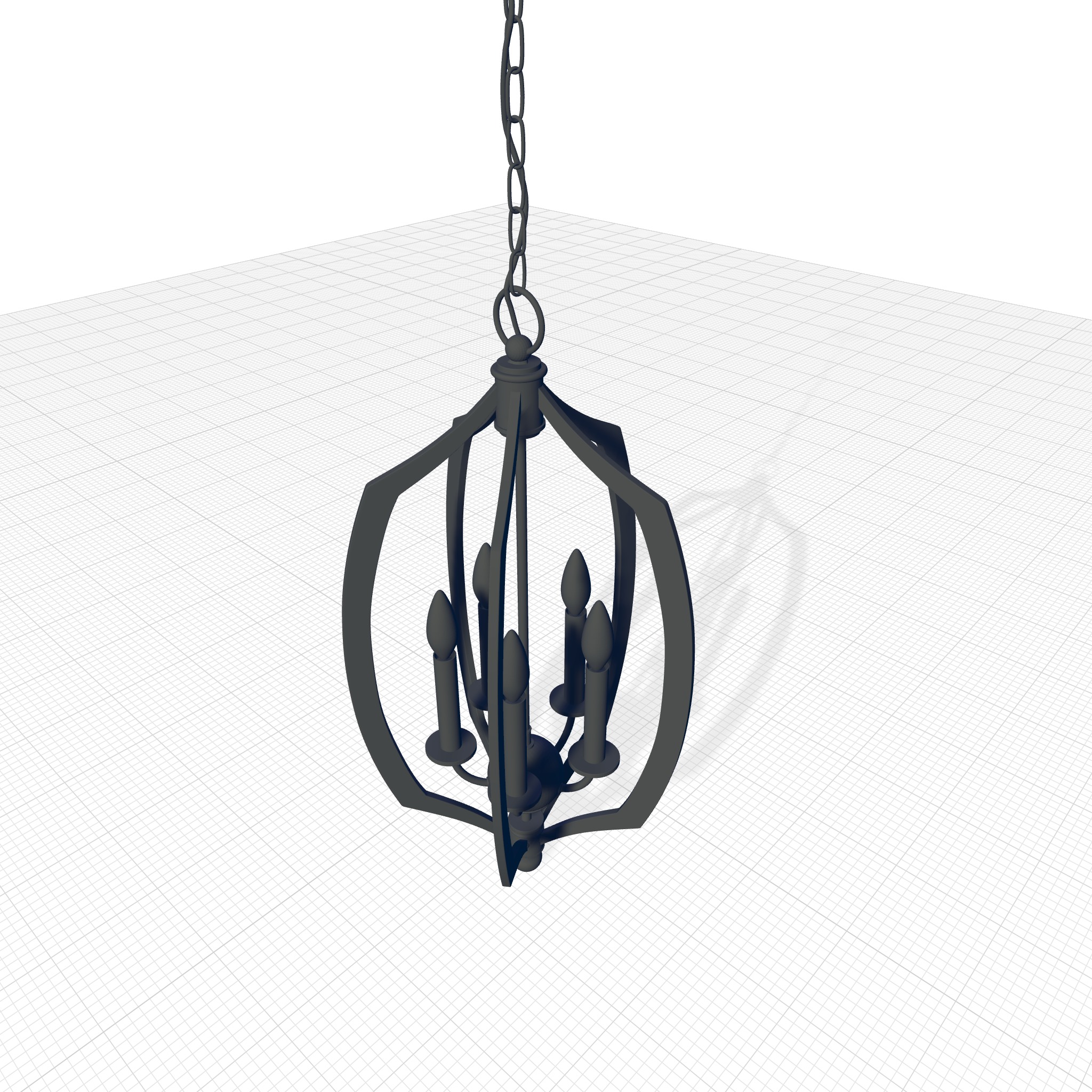 Stotts Unique Chandelier 3D model_3
