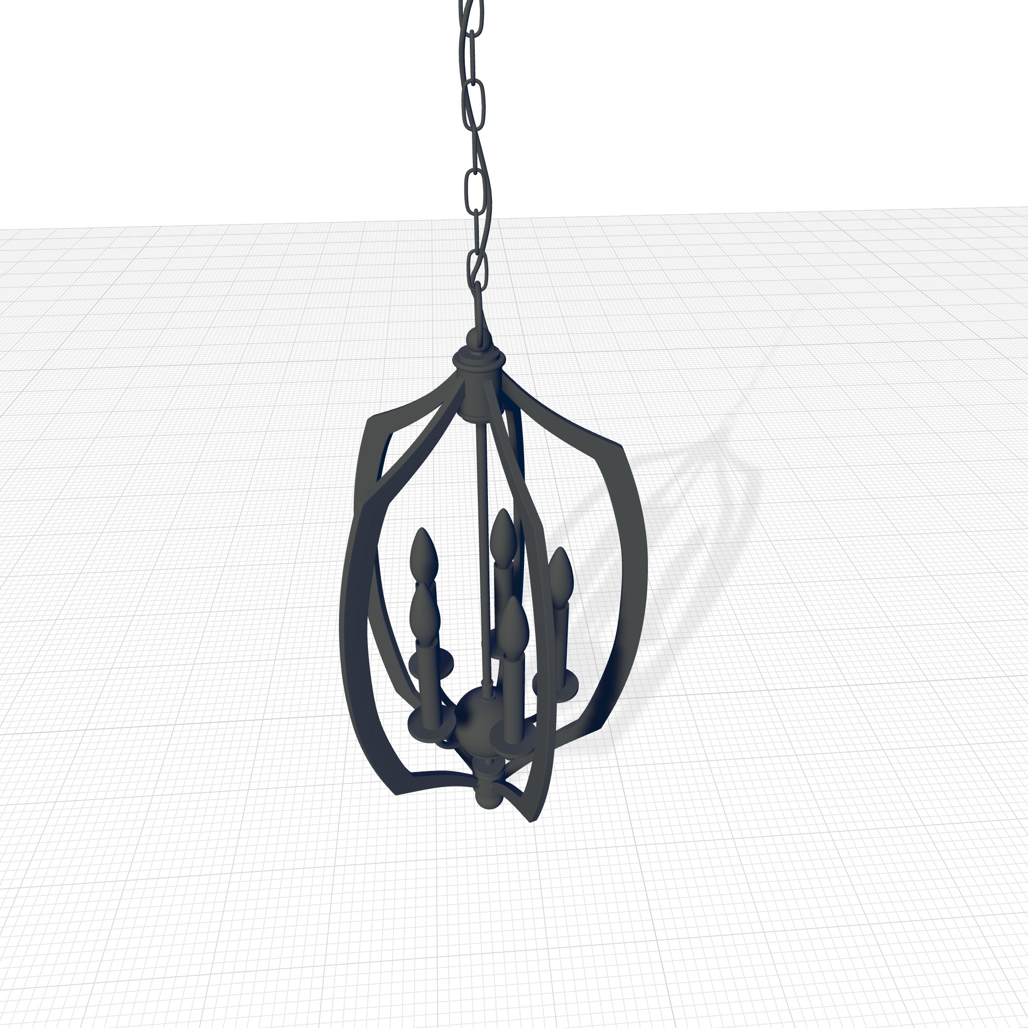Stotts Unique Chandelier 3D model_4