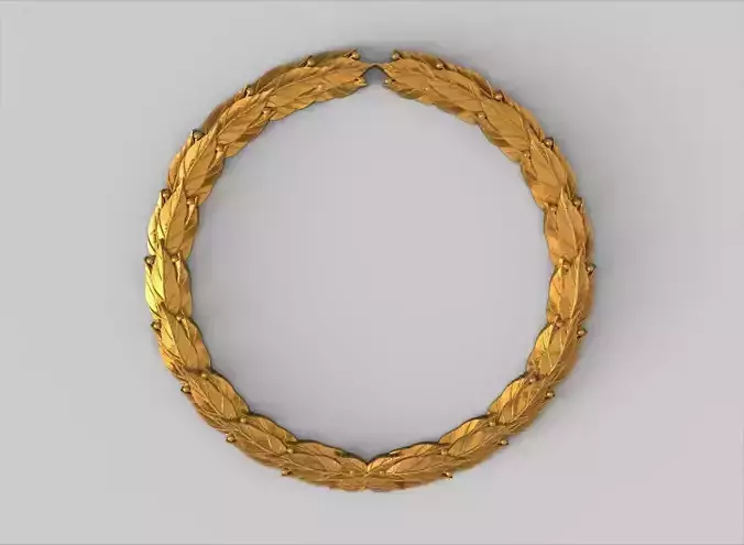 Round laurel wreath