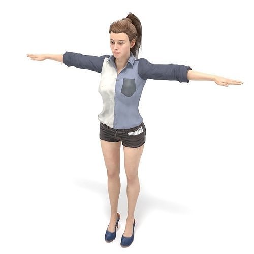 Business Woman Character model 3D model