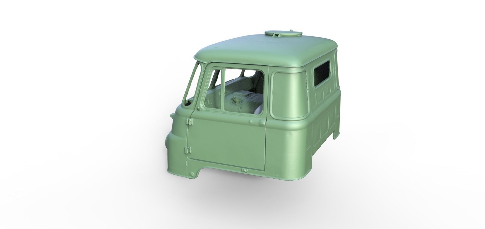 Truck Robur LO GDR NVA 4x4 Cab 3D print model_1