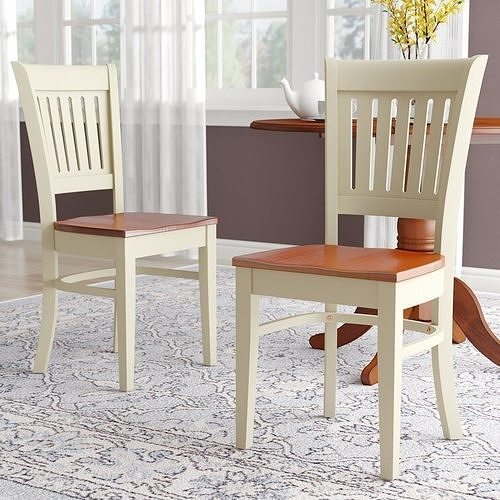 Laureano Slat Back Side Chair - 4 Colour 3D model