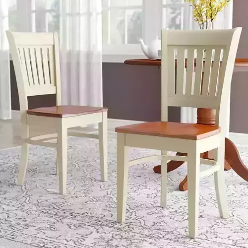 Laureano Slat Back Side Chair - 4 Colour 3D model