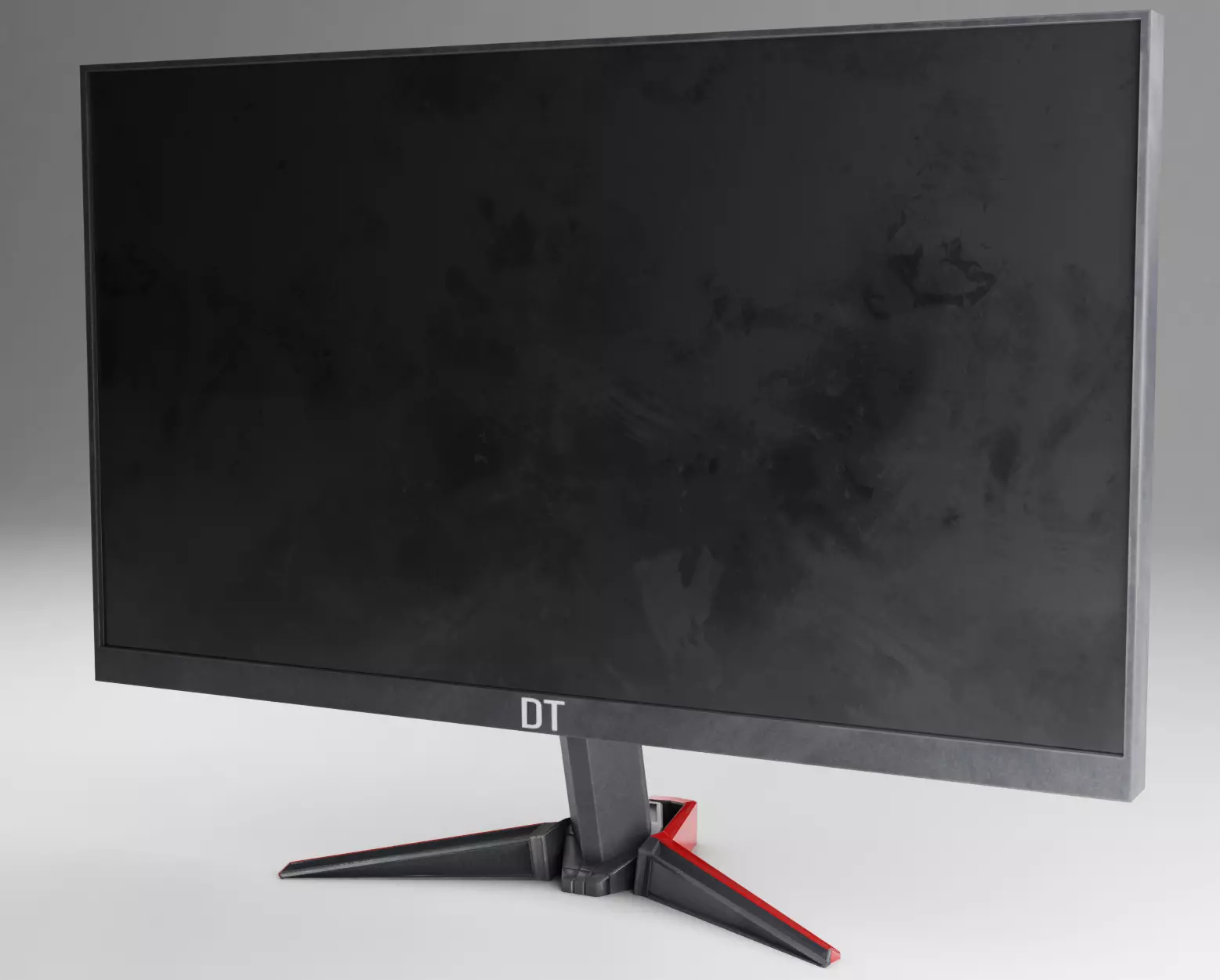 LOW POLY LED Monitor 3D model Low-poly 3D model