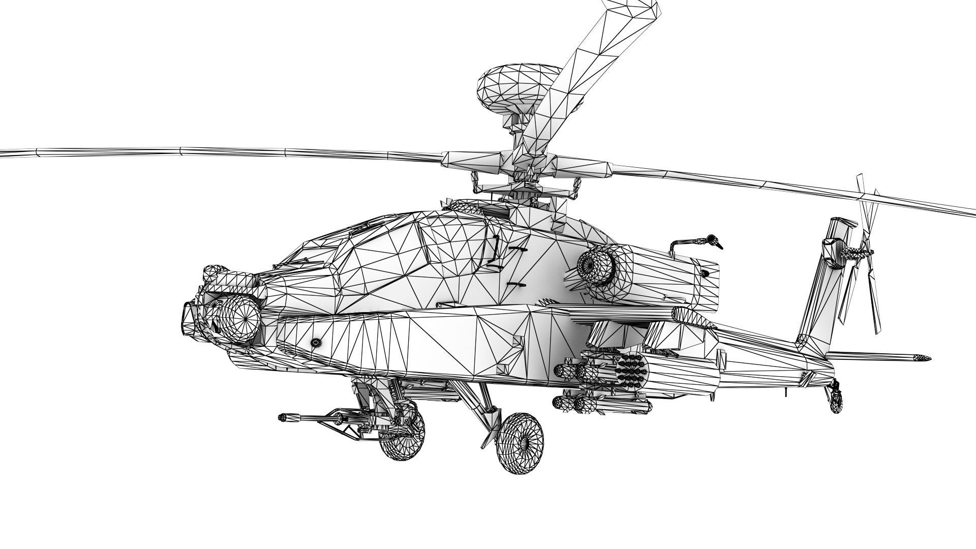 AH-64D Apache Low-poly 3D model_17