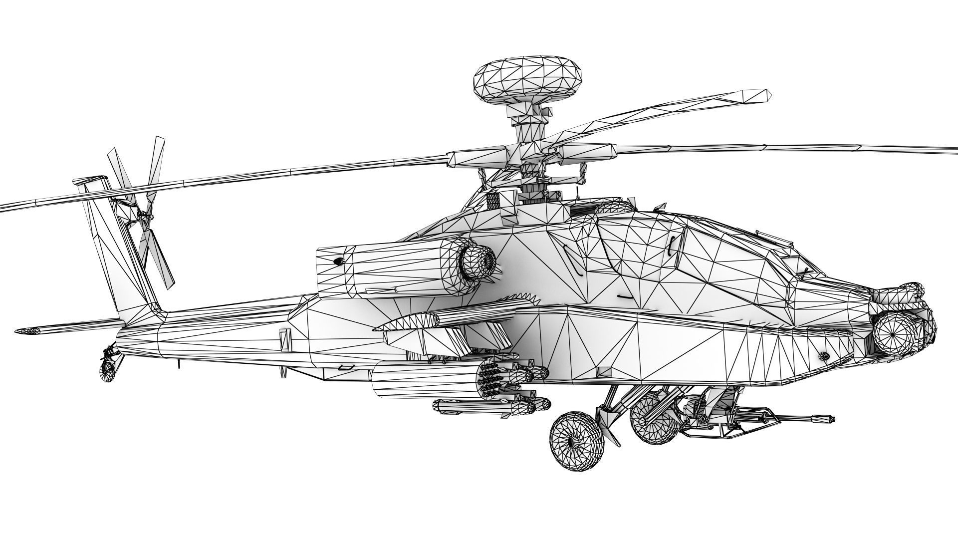 AH-64D Apache Low-poly 3D model_18