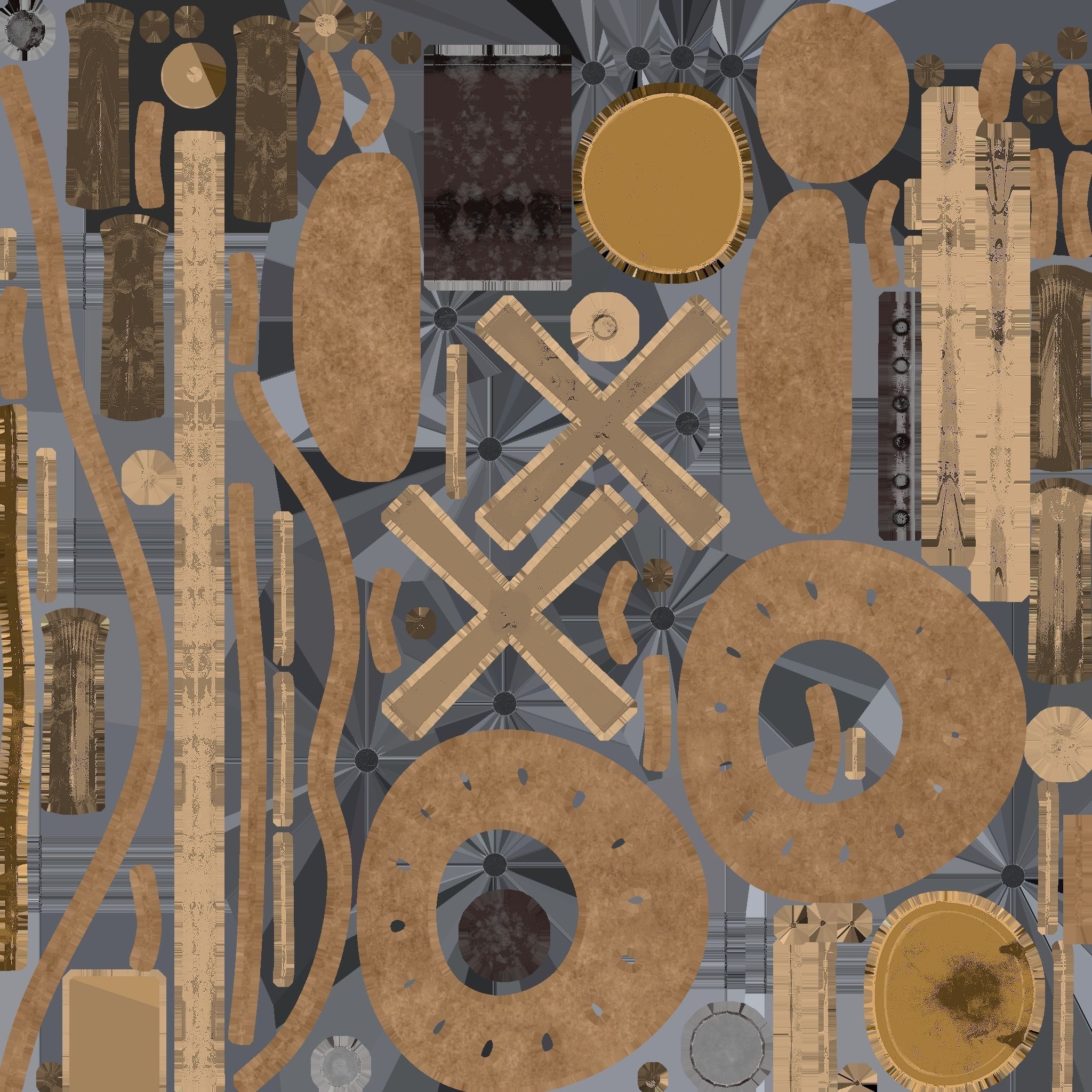 Industrial Architectural Stool Free 3D model_15