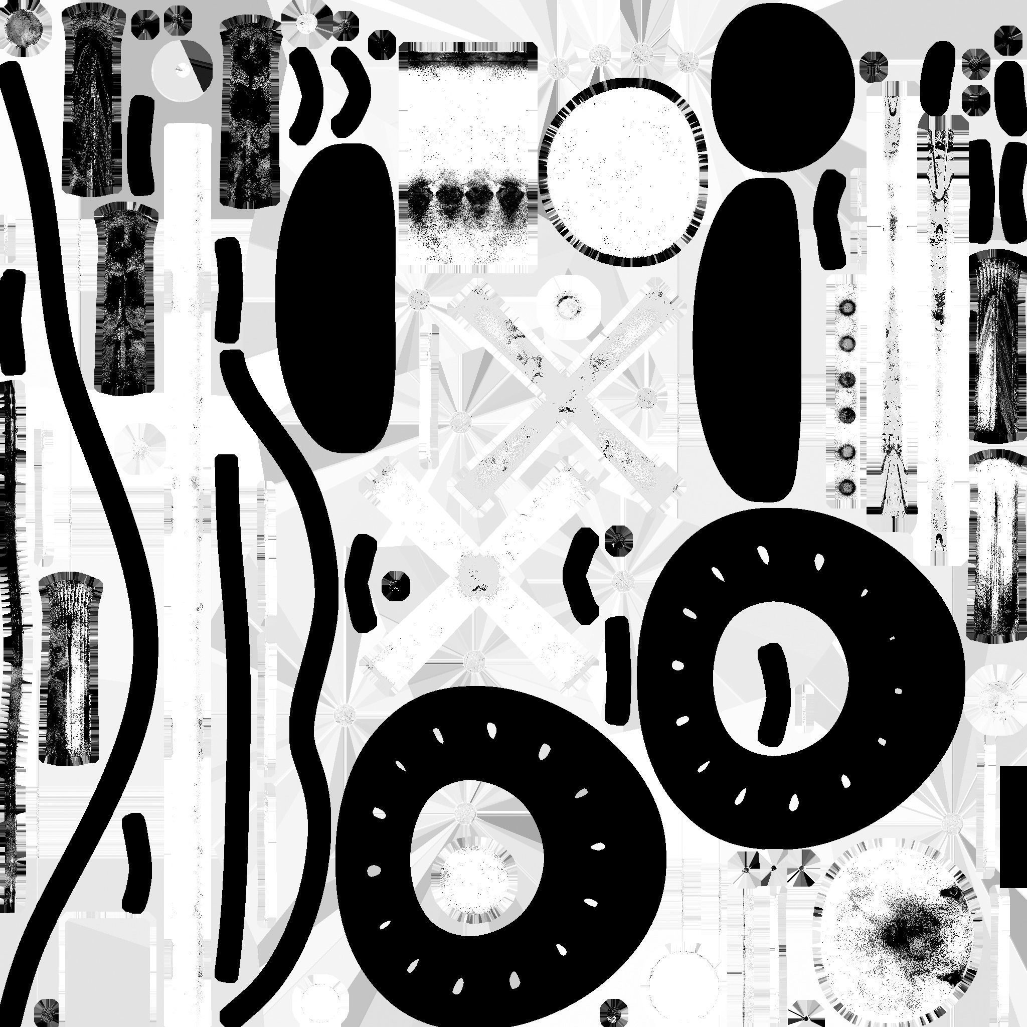 Industrial Architectural Stool Free 3D model_13