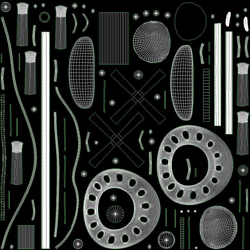 Industrial Architectural Stool Free 3D model_5