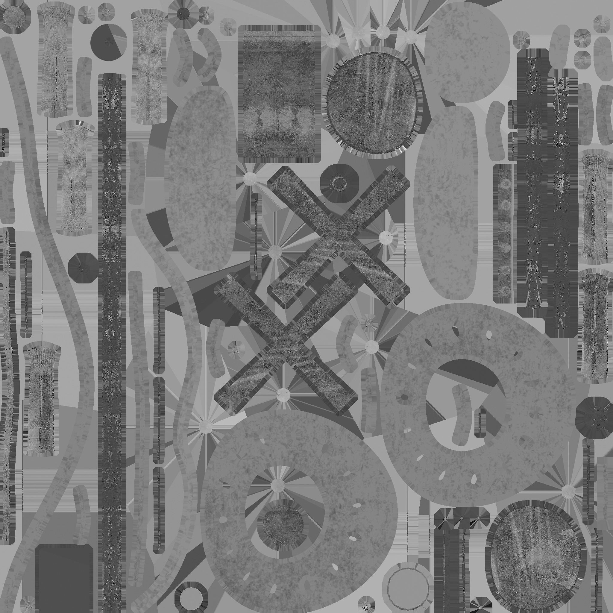 Industrial Architectural Stool Free 3D model_16