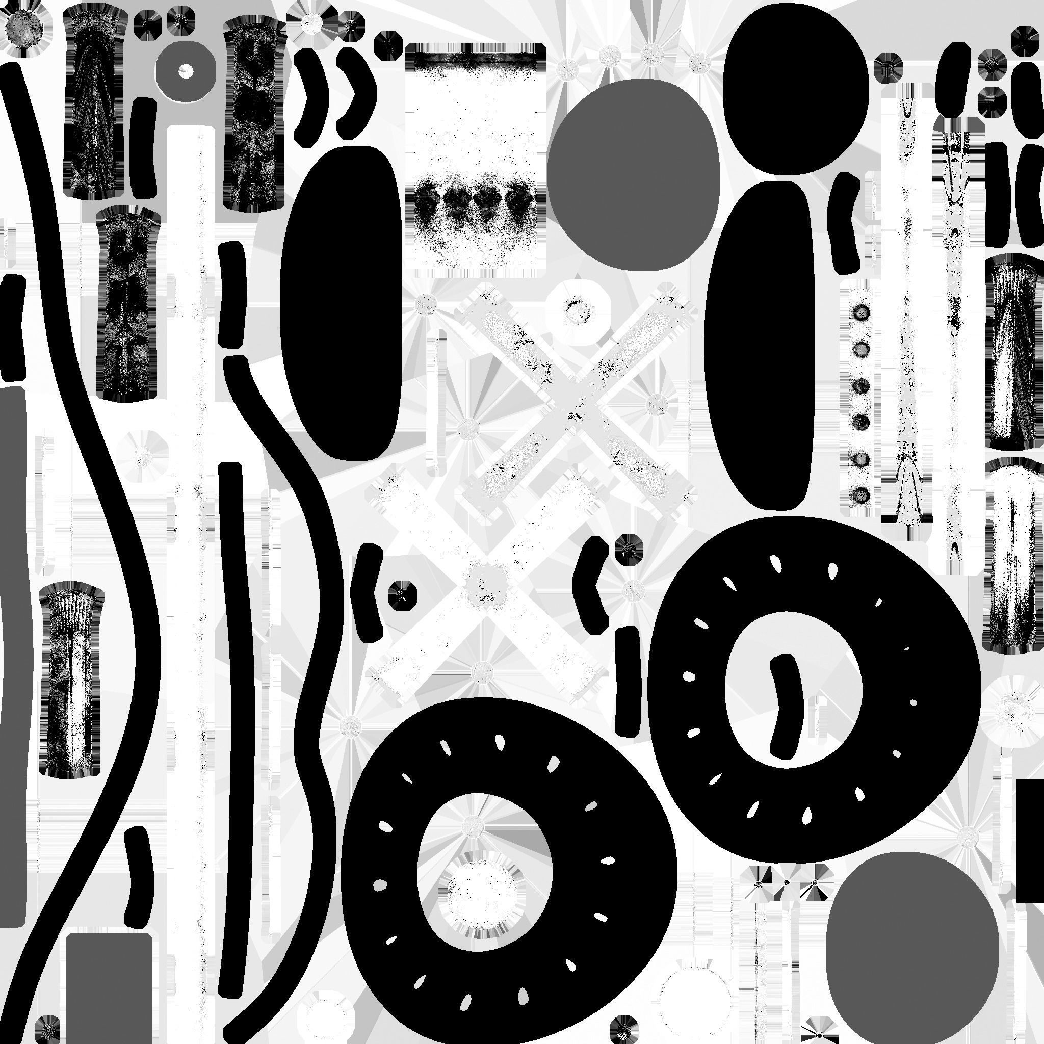 Industrial Architectural Stool Free 3D model_11