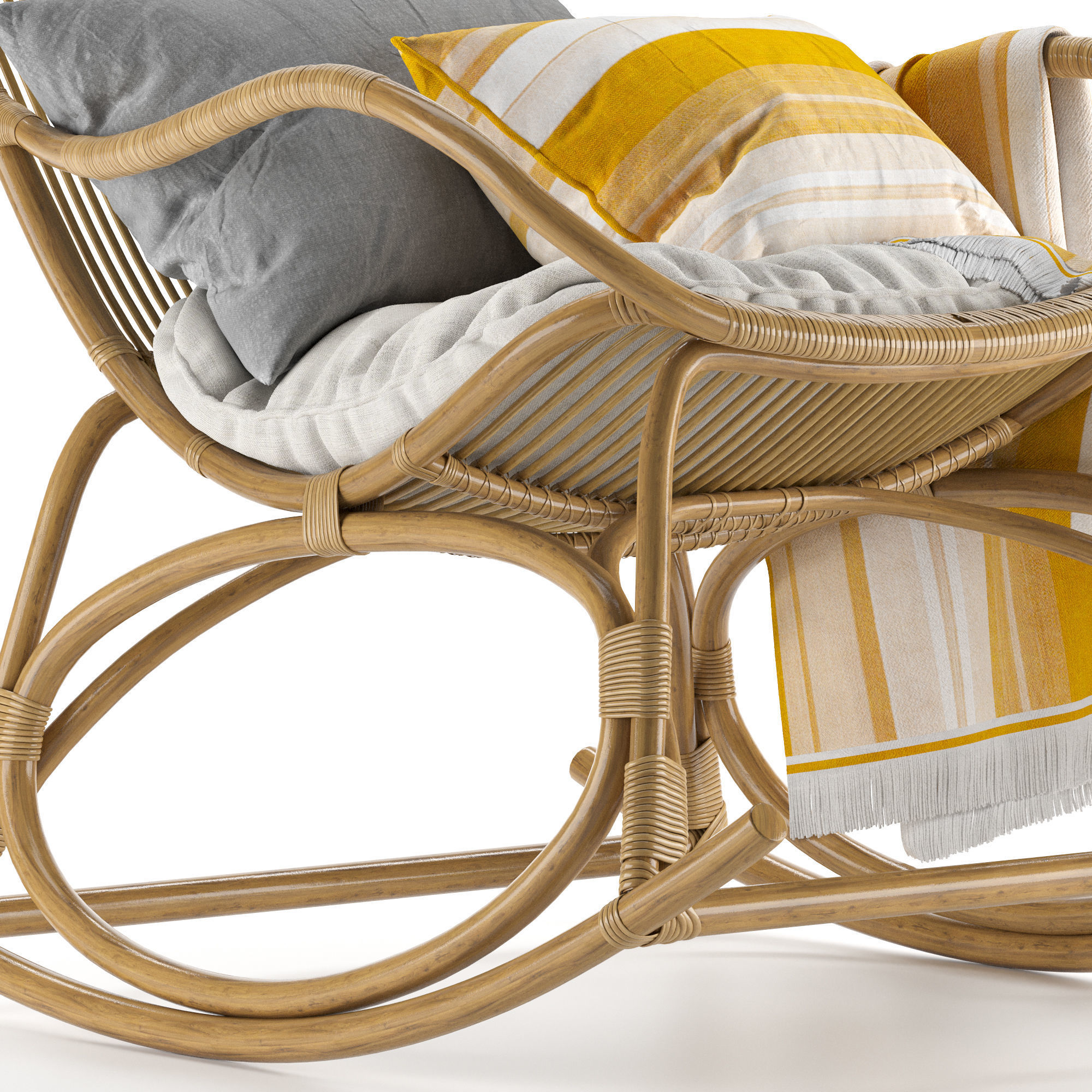 monet rocking chair 3D model_4