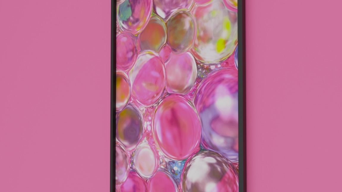 Boble Rose picture framed Free low-poly 3D model_3