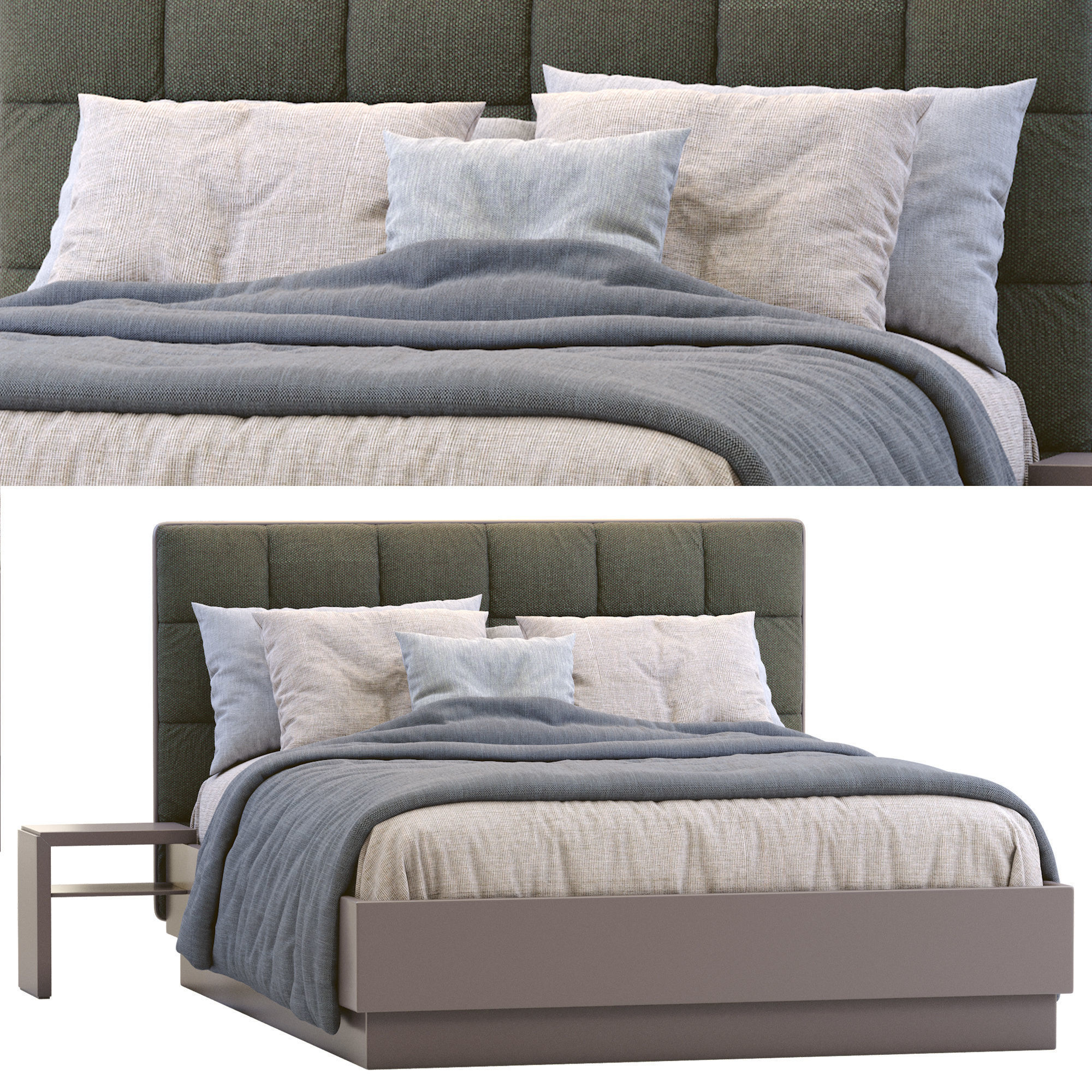 Boconcept Bed LUGANO 3D model_1