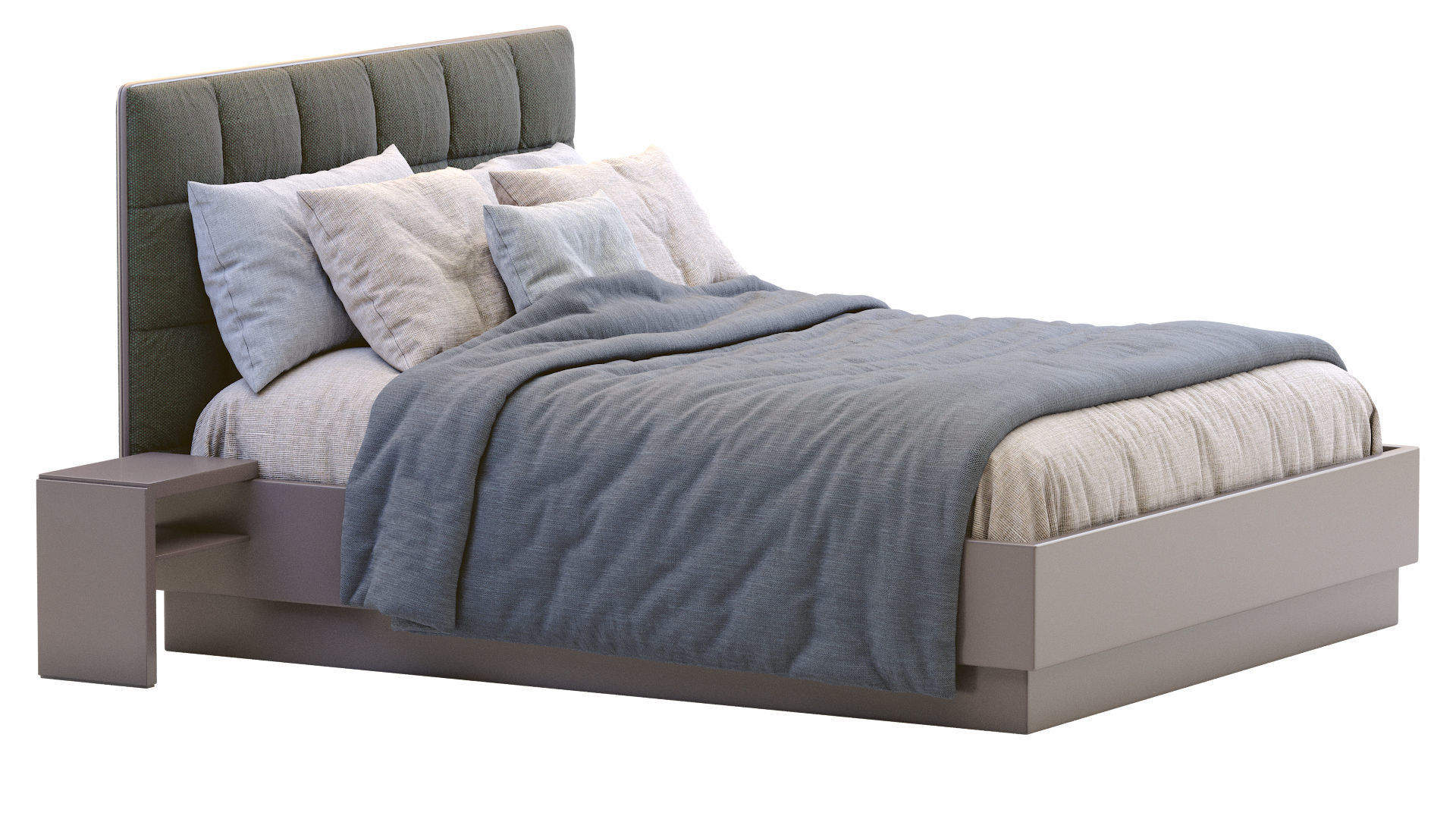 Boconcept Bed LUGANO 3D model_5
