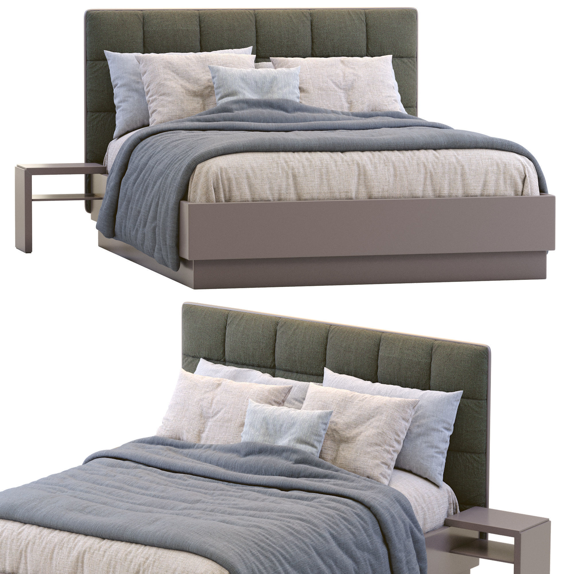 Boconcept Bed LUGANO 3D model_14