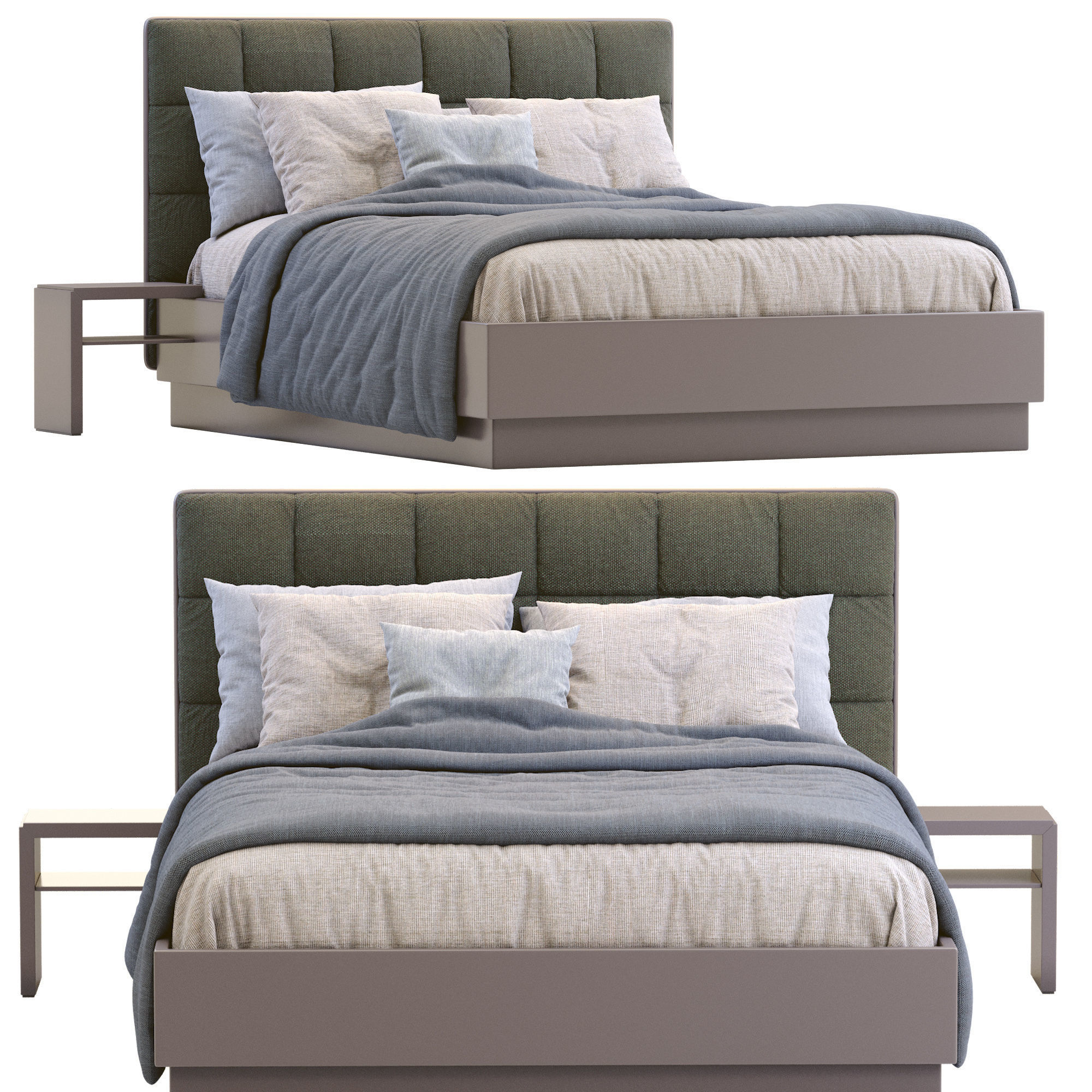 Boconcept Bed LUGANO 3D model_10