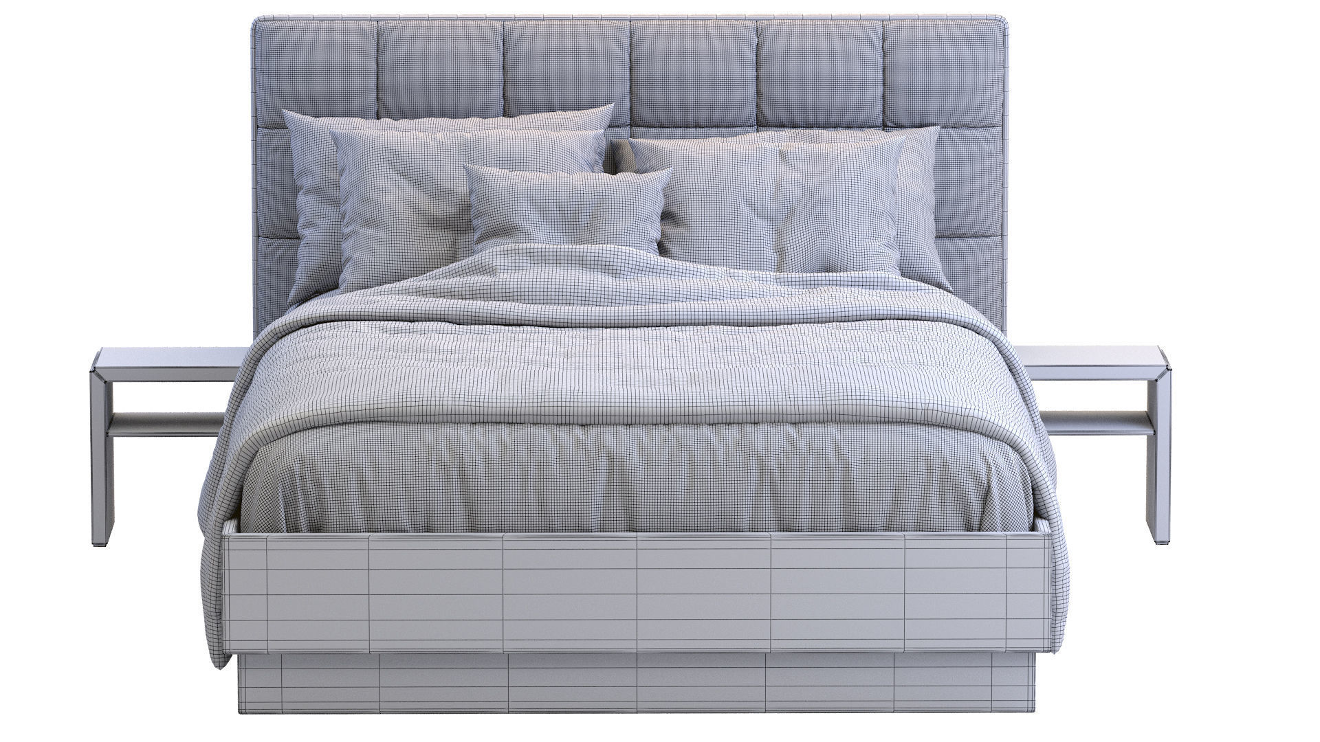 Boconcept Bed LUGANO 3D model_15