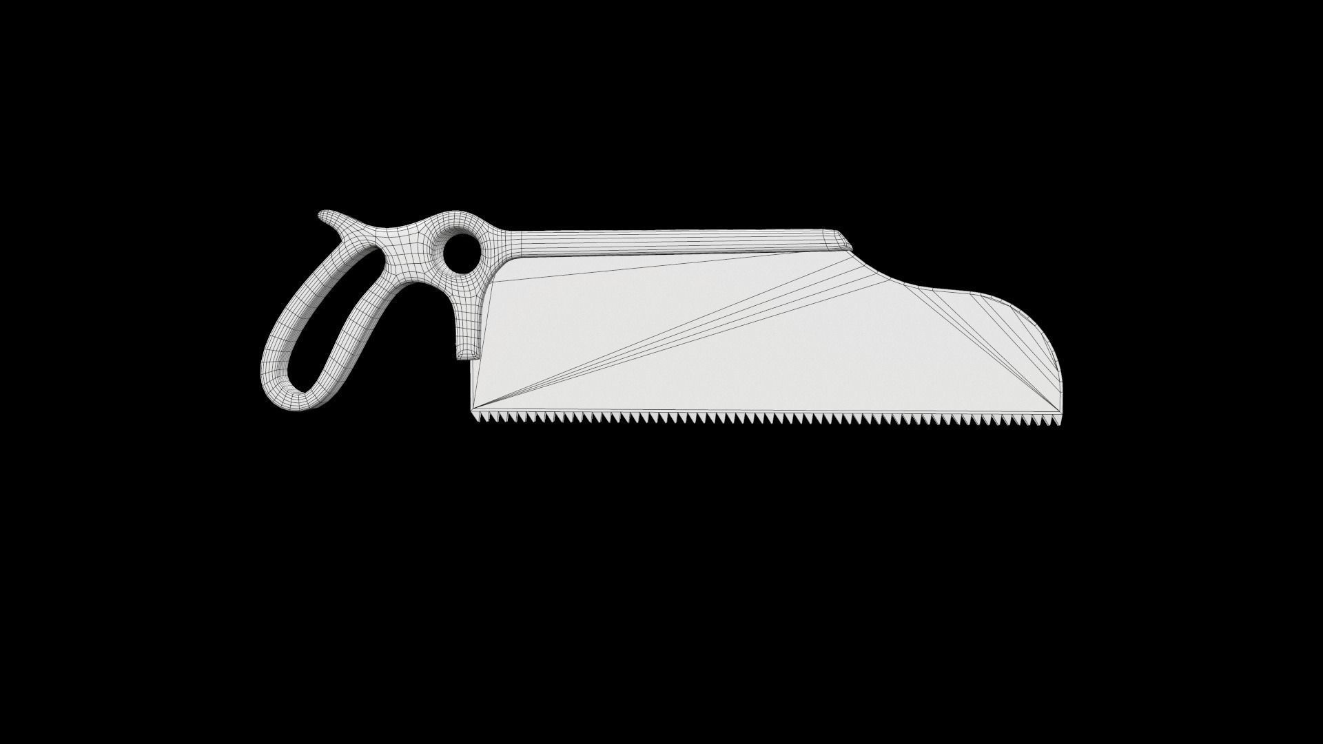 BoneSaw saw 3D model_8