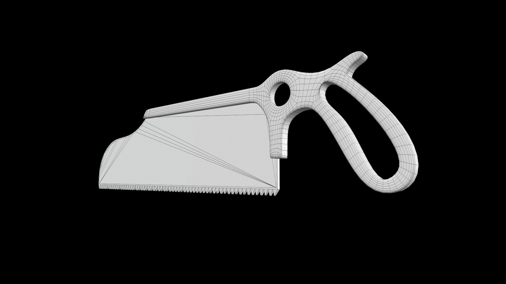 BoneSaw saw 3D model_11