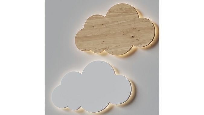 Baby lamp cloud 3D model