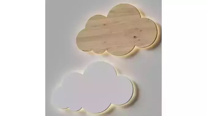 Baby lamp cloud 3D model