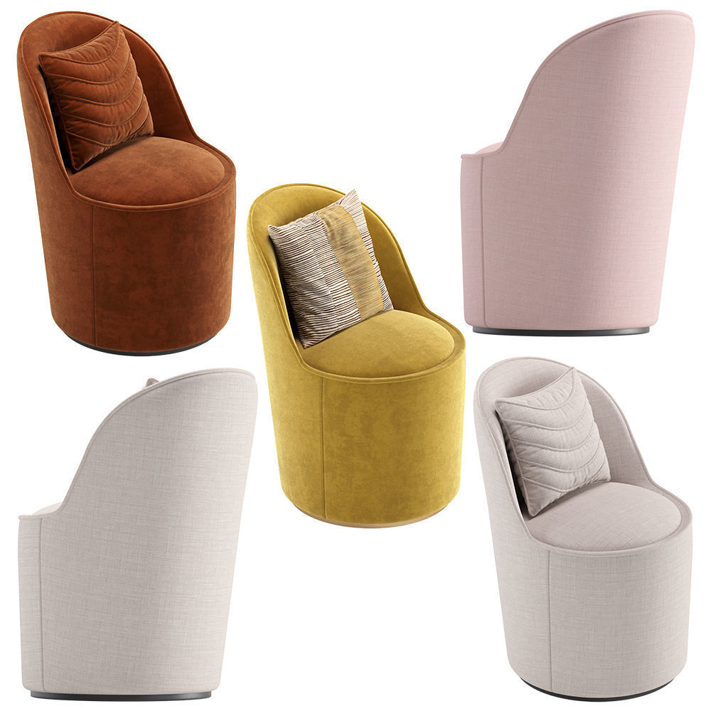 Big Armchair Tail by Gubi 3D model_5