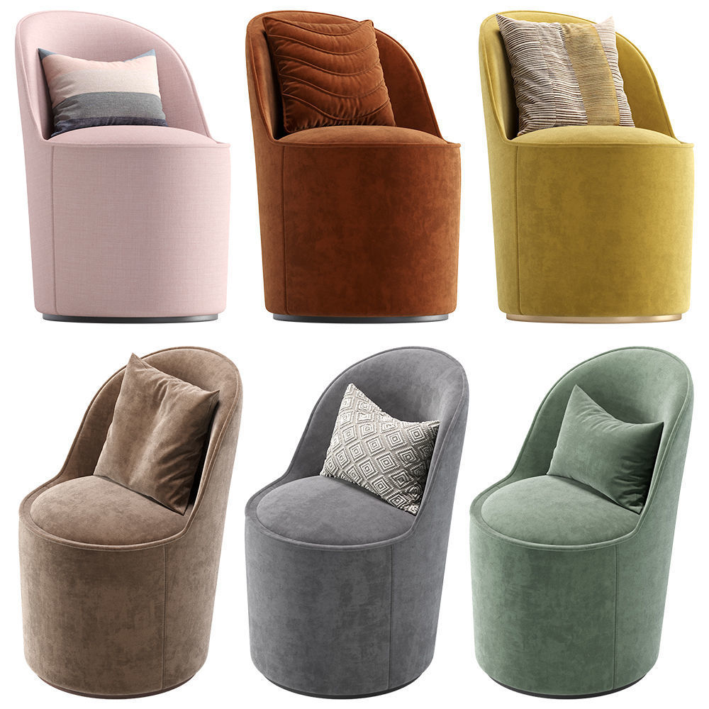 Big Armchair Tail by Gubi 3D model_1