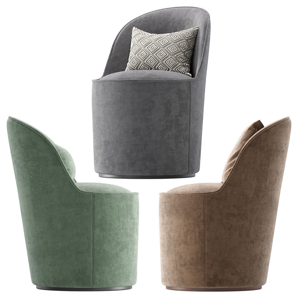 Big Armchair Tail by Gubi 3D model_3