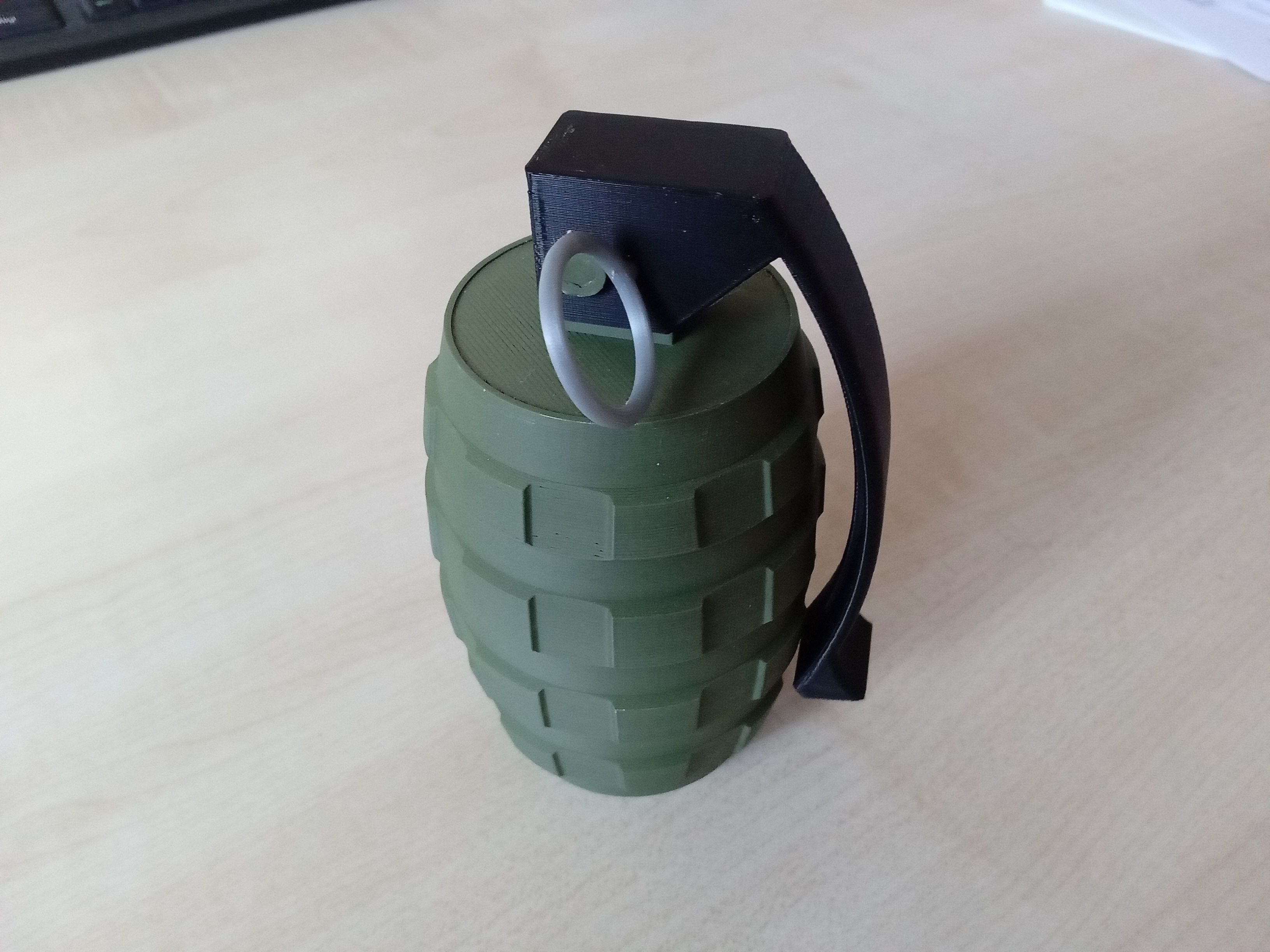 grenade Handgranate fdm printed proofed 3D print model_6
