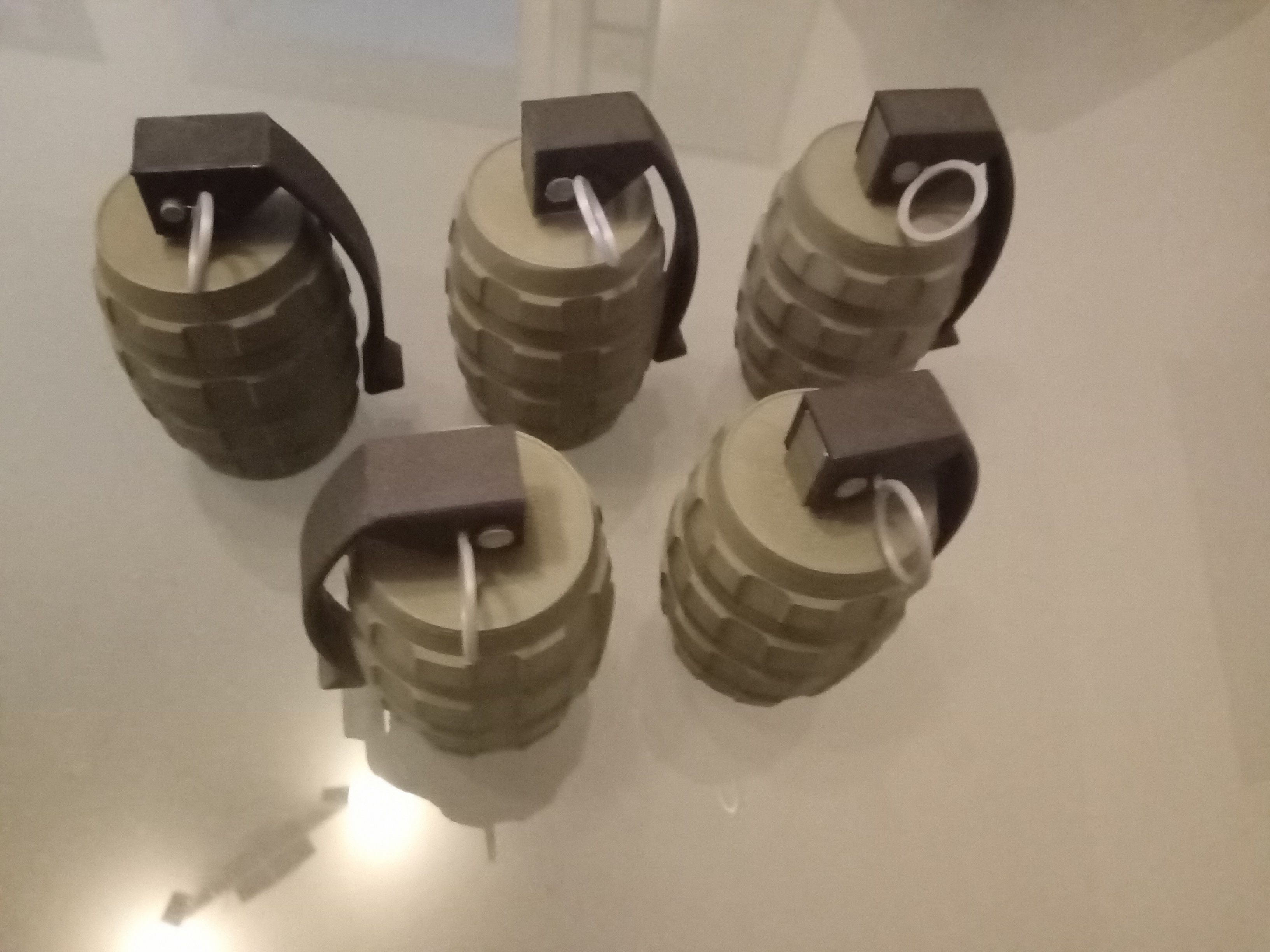 grenade Handgranate fdm printed proofed 3D print model_20