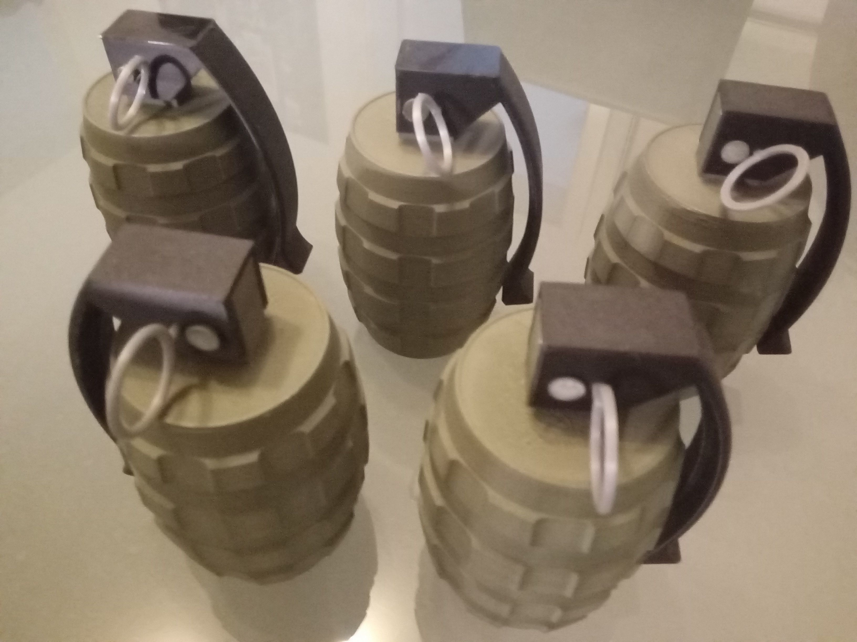 grenade Handgranate fdm printed proofed 3D print model_26