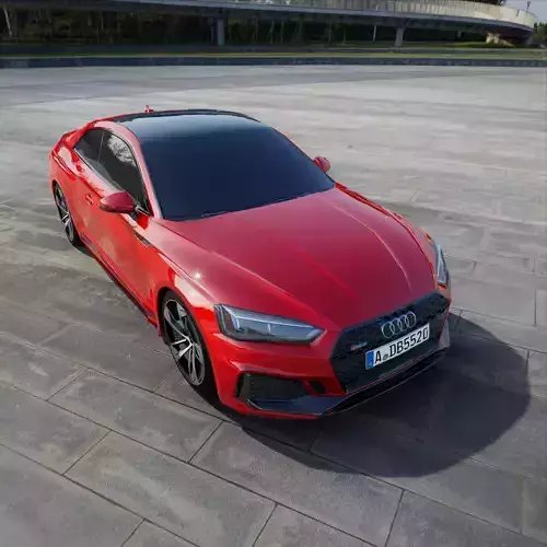 AUDI RS5 Ultra Low Poly - UE4 - UE5