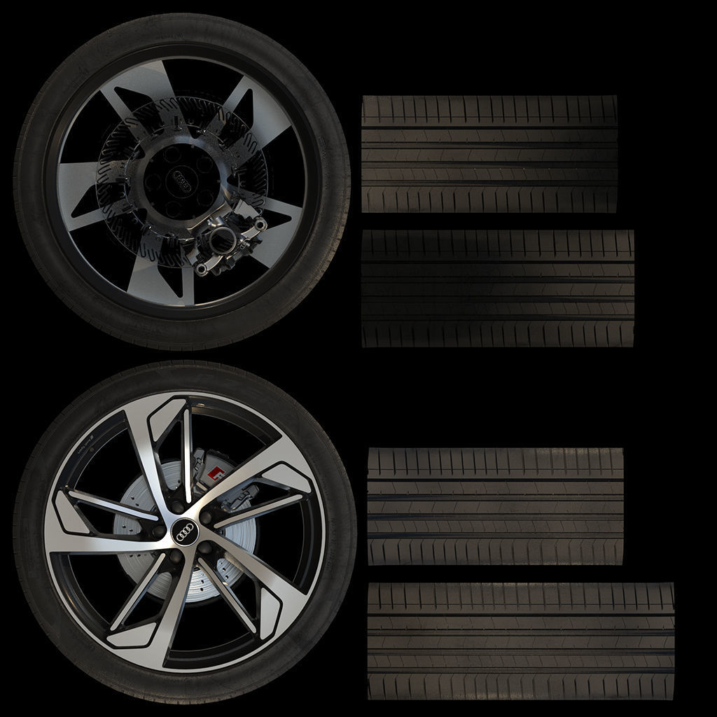 AUDI RS5 Ultra Low Poly - UE4 - UE5 Low-poly 3D model_12