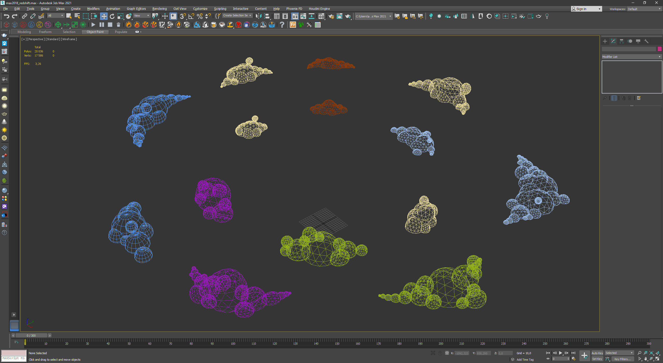 Cartoon Clouds Stylized Cloud Pack for 3D Environments 3 Sets Low-poly 3D model_52