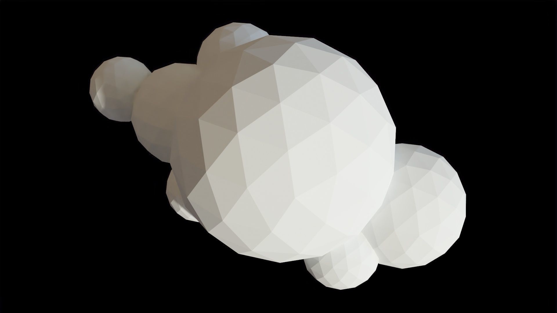 Cartoon Clouds Stylized Cloud Pack for 3D Environments 3 Sets Low-poly 3D model_25