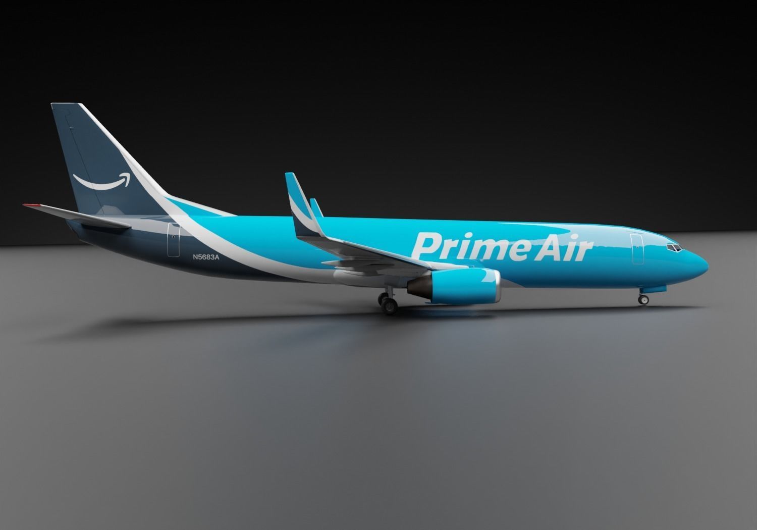 Boeing 737-800  Prime Air Livery 3D model_3