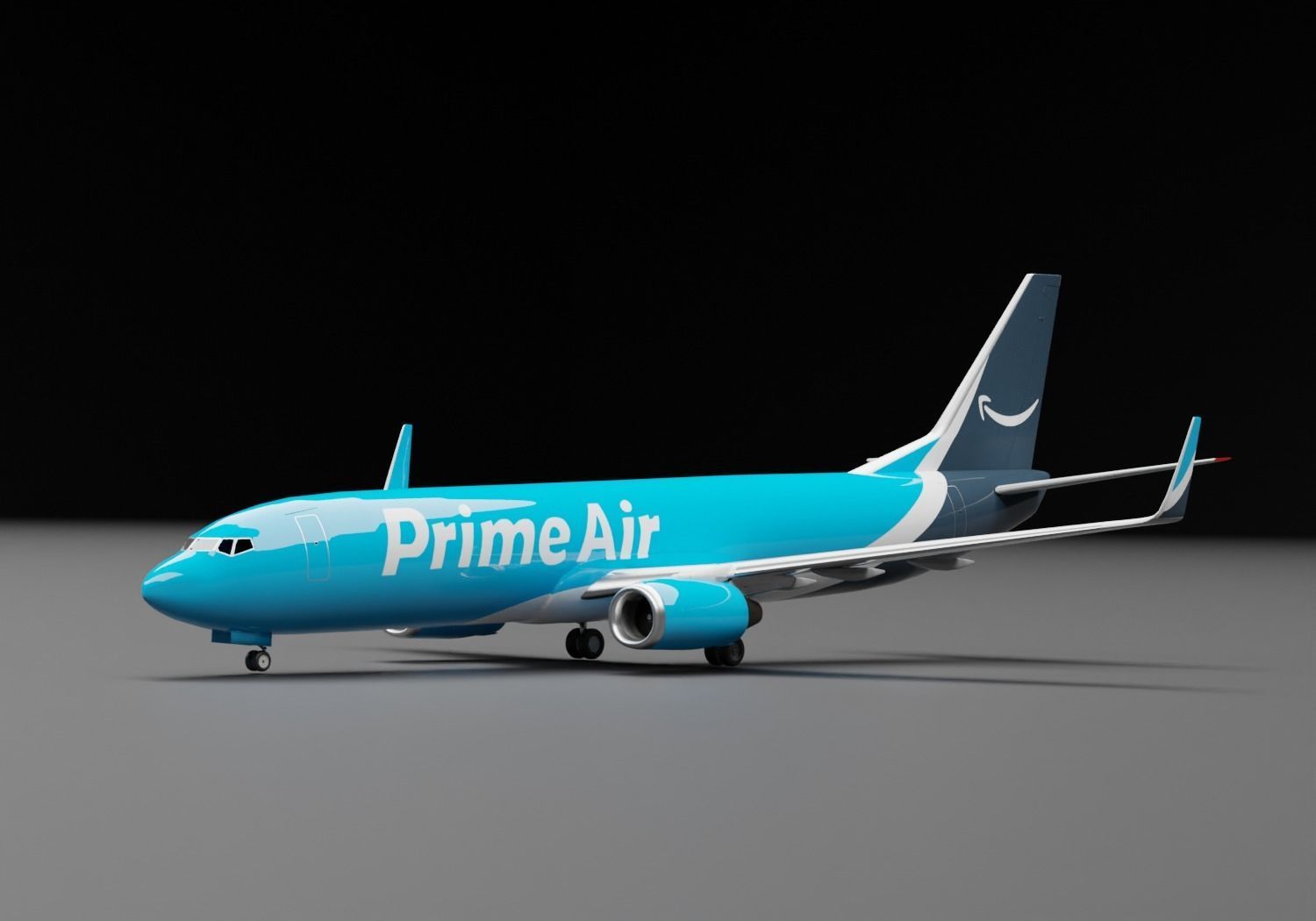 Boeing 737-800  Prime Air Livery 3D model_2
