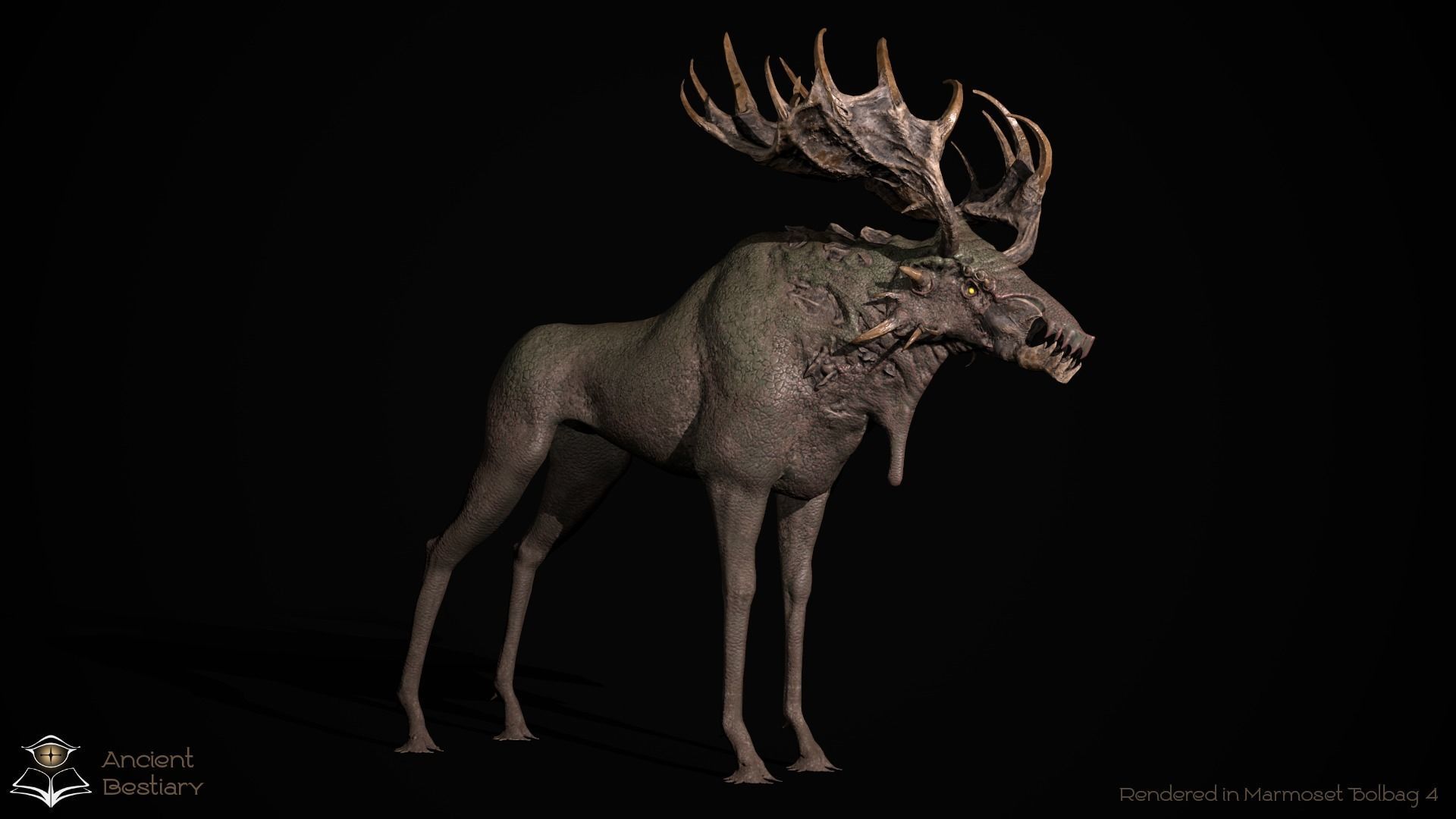 Fantasy Beasts Pack 3D Model Collection_23