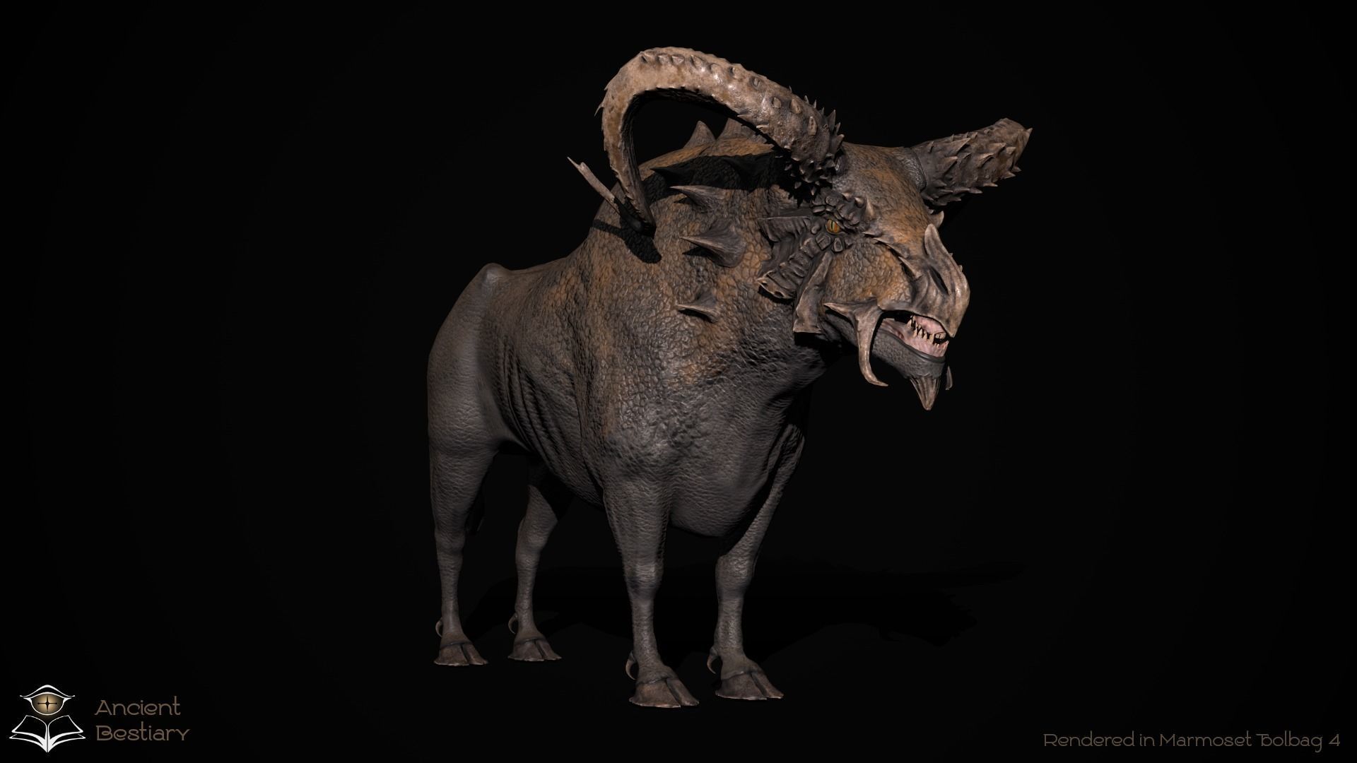 Fantasy Beasts Pack 3D Model Collection_11